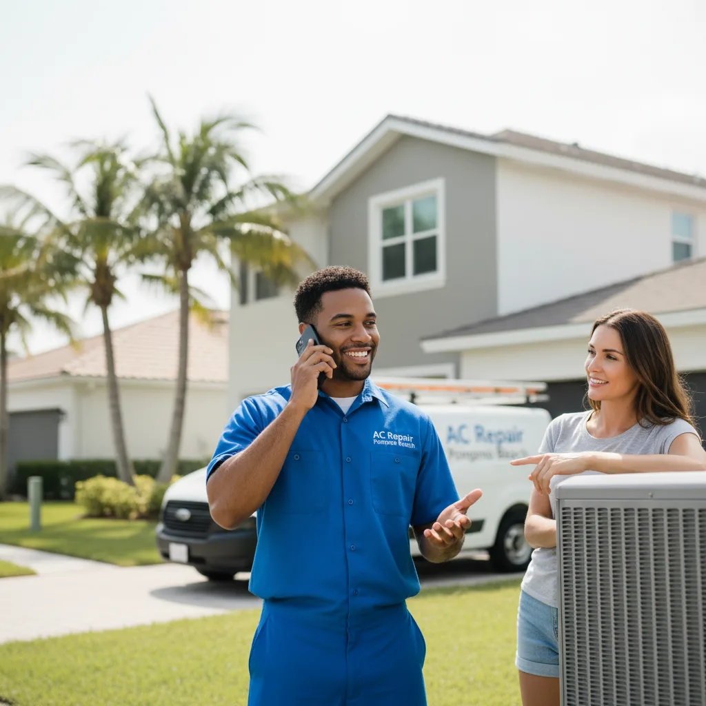 AC Repair Pompano Beach customer support in Adelanto